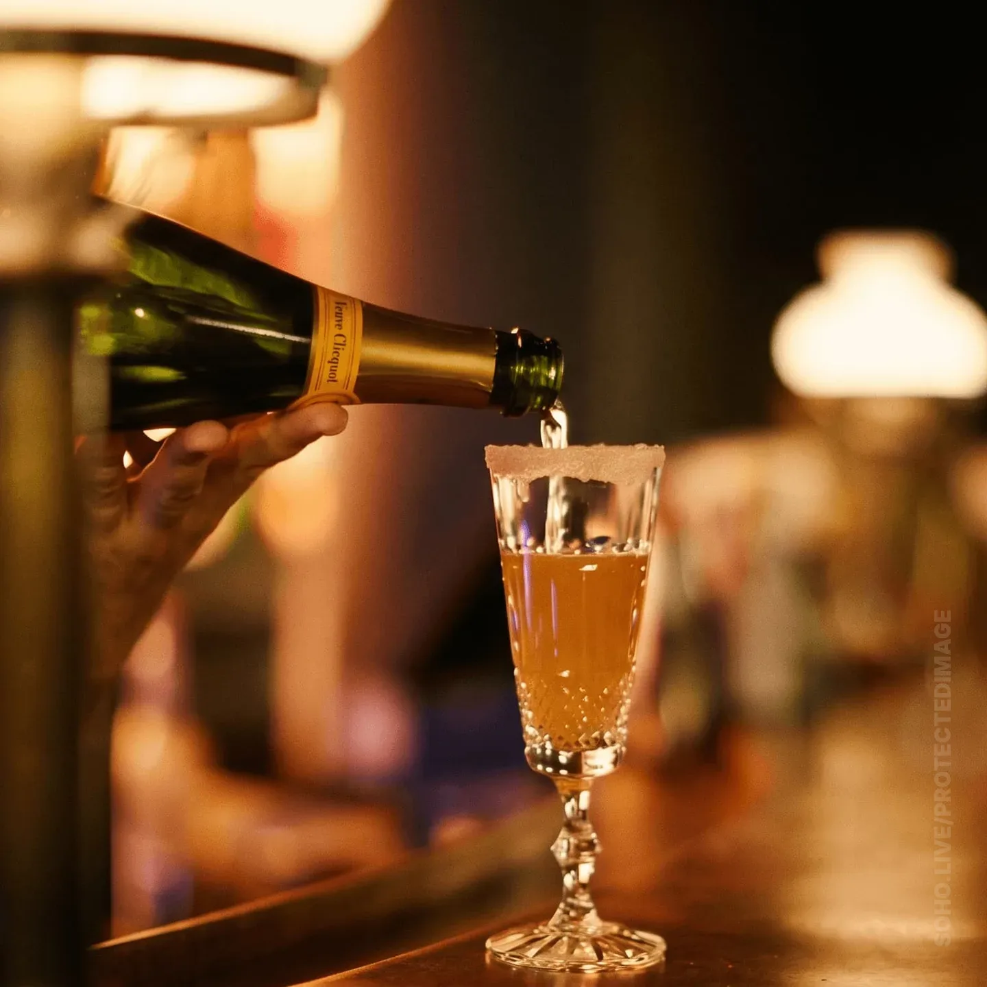 Champagne Service at the Bar