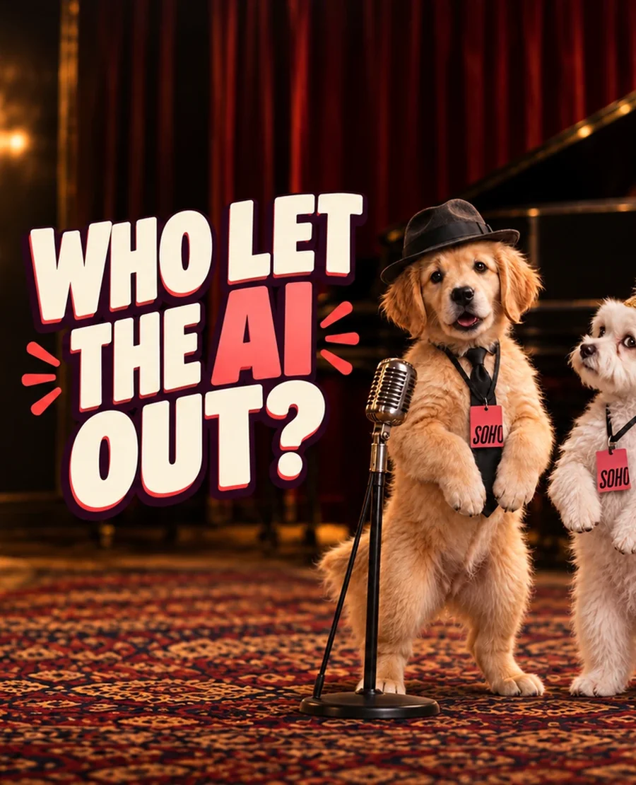 Who Let the AI Out? Frank and Ella at the microphones