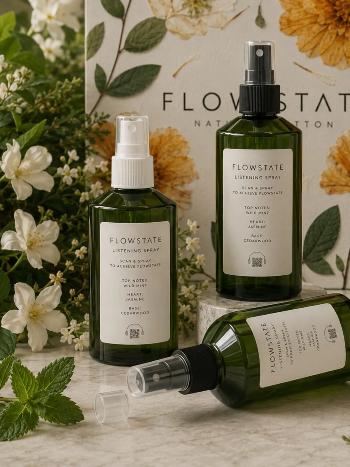 Flowstate Listening Spray, details subject to change at launch